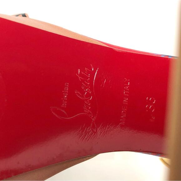 NEW Christian Louboutin Movida Athina 130 Platform Sandals 36 - Picture 10 of 11